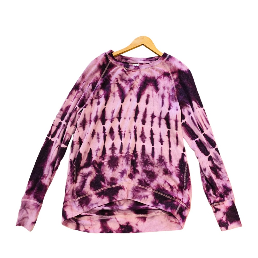⭐️ TE VERDE Purple Tie Dyed Pullover